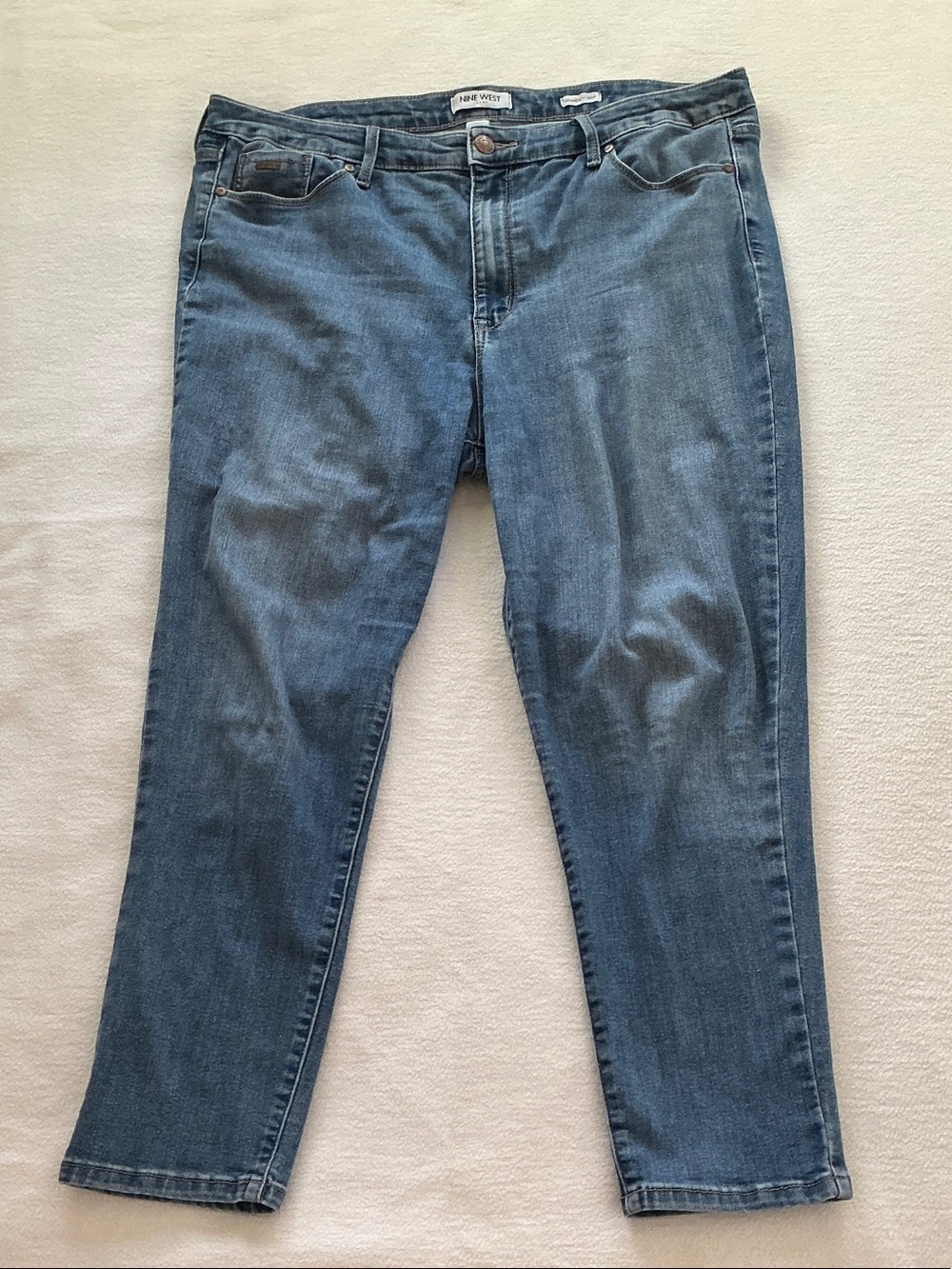 Nine West Men’s Medium Blue Slim Straight Jeans